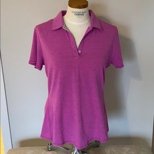 Adidas short sleeve golf shirt.